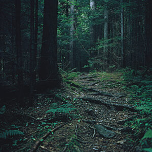 Baxter State Park Double Top Path – Matted Photo